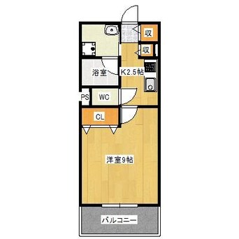 間取図 山陽本線（中国）/倉敷駅 徒歩23分 5階 築7年