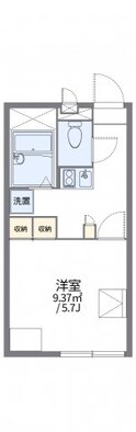 レオパレスオクソノアピテの間取図