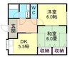 水島臨海鉄道水島本線/栄駅 徒歩13分 1階 築19年 2DKの間取り