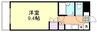 山陽本線（中国）/新倉敷駅 徒歩12分 1階 築29年 1Kの間取り