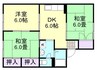 山陽本線（中国）/西阿知駅 徒歩10分 1階 築32年 3DKの間取り