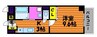 吉備線<桃太郎線>/東総社駅 徒歩13分 1階 築5年 1Kの間取り