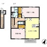 水島臨海鉄道水島本線/常盤駅 徒歩23分 2階 築16年 2LDKの間取り