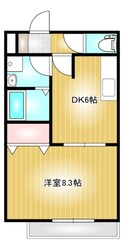 メゾンナガヤマAの間取図