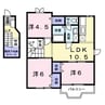 山陽本線（中国）/倉敷駅 徒歩22分 2階 築24年 3LDKの間取り
