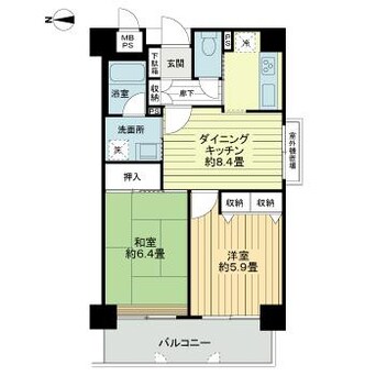 間取図 山陽本線（中国）/倉敷駅 徒歩8分 11階 築36年