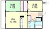 山陽本線（中国）/倉敷駅 徒歩23分 3階 築22年 2LDKの間取り