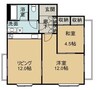 山陽本線（中国）/庭瀬駅 徒歩34分 3階 築37年 2LDKの間取り