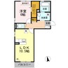山陽本線（中国）/倉敷駅 徒歩41分 2階 築9年 1LDKの間取り