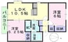 宇野線<宇野みなと線>/早島駅 徒歩13分 2階 築20年 2LDKの間取り