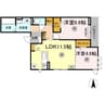 山陽本線（中国）/倉敷駅 徒歩6分 2階 築浅 2LDKの間取り