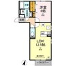 山陽本線（中国）/倉敷駅 徒歩11分 1階 築16年 1LDKの間取り