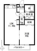 ローズマリーの間取図