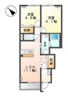 山陽本線（中国）/倉敷駅 バス:13分:停歩5分 1階 築14年 2LDKの間取り
