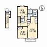 山陽本線（中国）/倉敷駅 徒歩32分 2階 築17年 2LDKの間取り