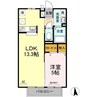 山陽本線（中国）/倉敷駅 徒歩11分 1階 築18年 1LDKの間取り