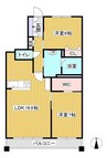山陽本線（中国）/倉敷駅 徒歩10分 14階 築16年 2LDKの間取り