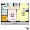 山陽本線（中国）/新倉敷駅 徒歩5分 2階 築5年 1LDKの間取り