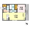 水島臨海鉄道水島本線/倉敷市駅 徒歩24分 2階 築浅 1LDKの間取り