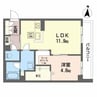 シリウス 1LDKの間取り