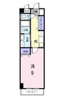 山陽本線（中国）/新倉敷駅 徒歩5分 2階 築20年 1Kの間取り