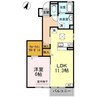 水島臨海鉄道水島本線/浦田駅 徒歩8分 1階 築10年 1LDKの間取り