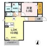 山陽本線（中国）/倉敷駅 徒歩26分 2階 築7年 1LDKの間取り