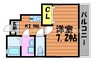 山陽本線（中国）/倉敷駅 徒歩23分 1階 築3年 1Kの間取り