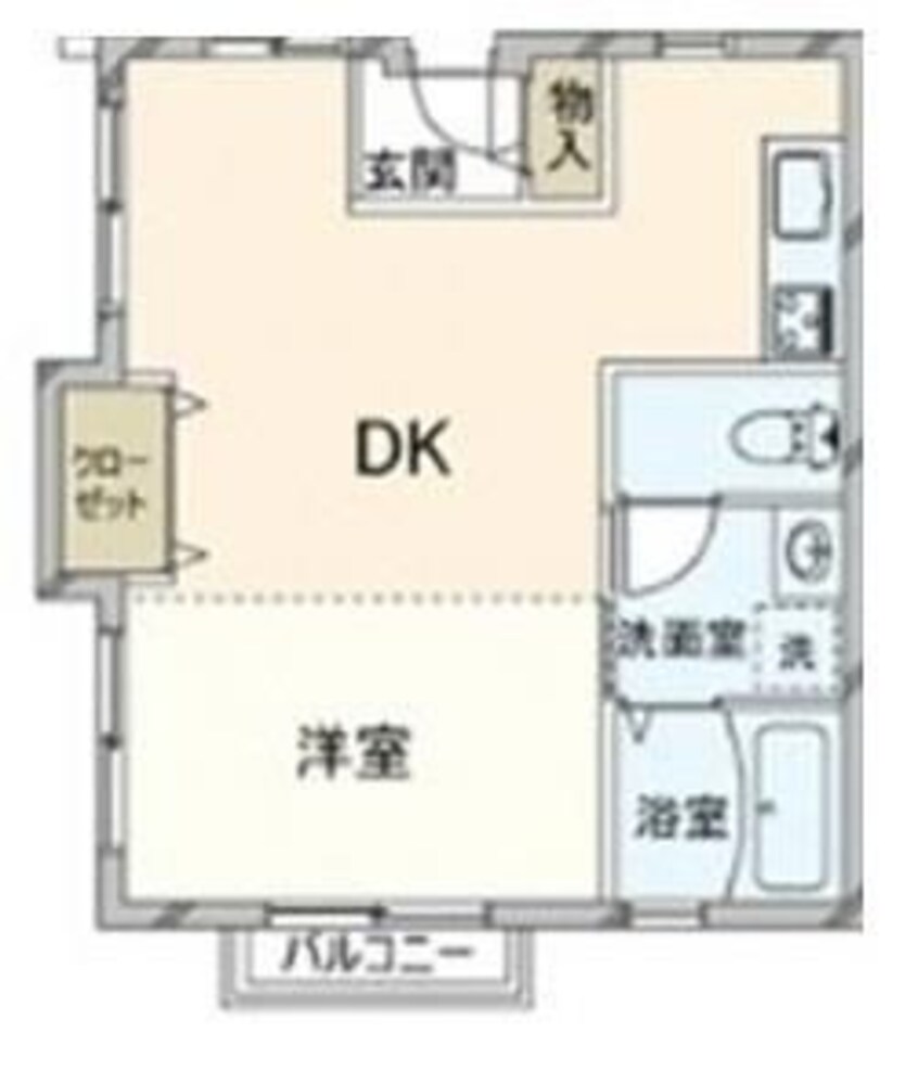 間取図 山陽本線（中国）/中庄駅 徒歩7分 2階 築27年