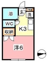 水島臨海鉄道水島本線/弥生駅 徒歩21分 1階 築29年 1Kの間取り