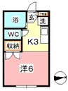 水島臨海鉄道水島本線/弥生駅 徒歩21分 1階 築29年 1Kの間取り