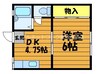 水島臨海鉄道水島本線/浦田駅 徒歩7分 1階 築34年 1DKの間取り