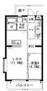 井原鉄道井原線/小田駅 徒歩34分 3階 築4年 1LDKの間取り
