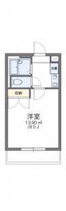 山陽本線（中国）/倉敷駅 徒歩24分 2階 築27年 1Kの間取り
