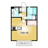 山陽本線（中国）/倉敷駅 徒歩20分 1階 築18年 1Rの間取り