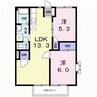 山陽本線（中国）/倉敷駅 徒歩20分 1階 築34年 3DKの間取り