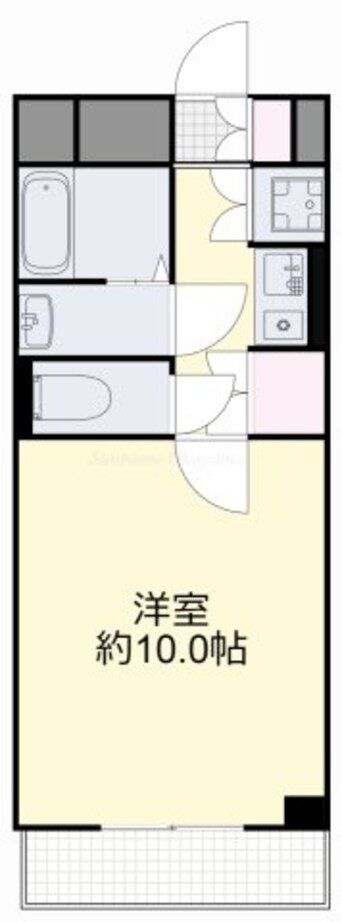 間取図 山陽本線（中国）/新倉敷駅 徒歩8分 4階 築29年