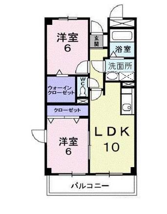 間取図 山陽本線（中国）/新倉敷駅 徒歩24分 3階 築28年