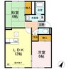 山陽本線（中国）/西阿知駅 徒歩10分 1階 築33年 2LDKの間取り