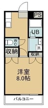 山陽本線（中国）/中庄駅 徒歩10分 1階 築38年 1Kの間取り