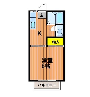 間取図 水島臨海鉄道水島本線/常盤駅 徒歩25分 1階 築29年