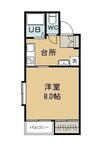 山陽本線（中国）/中庄駅 徒歩31分 1階 築31年 1Kの間取り