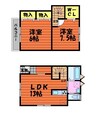 山陽本線（中国）/倉敷駅 徒歩29分 1-2階 築浅 2LDKの間取り