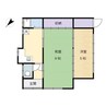 瀬戸大橋線/茶屋町駅 徒歩14分 1階 築72年 2Kの間取り