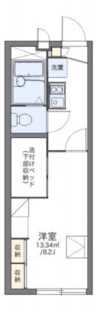 間取図 山陽本線（中国）/倉敷駅 徒歩17分 1階 築19年