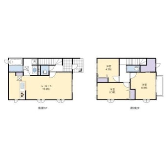 間取図 山陽本線（中国）/倉敷駅 徒歩25分 1-2階 築7年