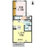瀬戸大橋線/植松駅 徒歩2分 2階 築15年 1LDKの間取り