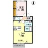 瀬戸大橋線/植松駅 徒歩2分 2階 築15年 1LDKの間取り
