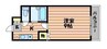FFタワー 1Kの間取り