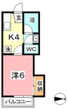 水島臨海鉄道水島本線/西富井駅 徒歩19分 1階 築30年 1Kの間取り